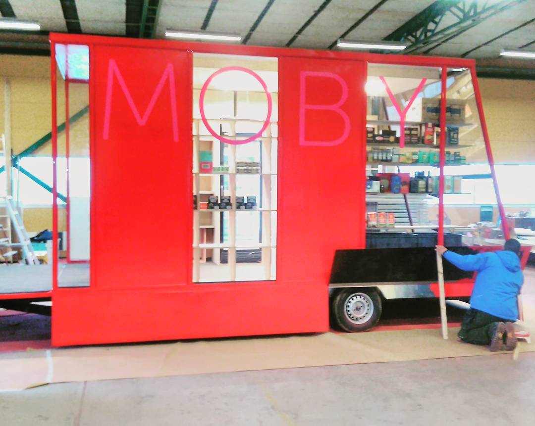 Moby store almost finished