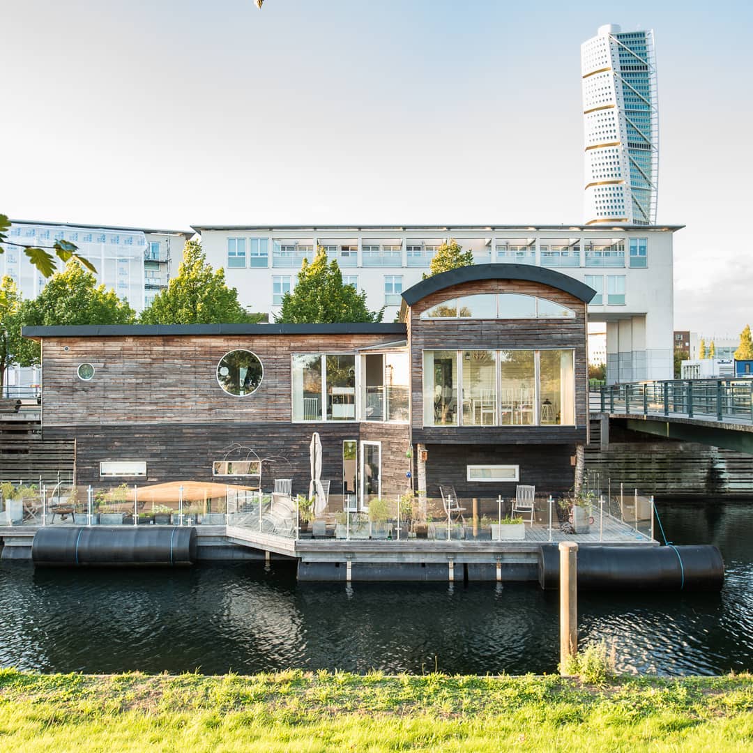 The Wave,  Malmö. The first full size villa/houseboat we did with Ektams bygg..
Featured on